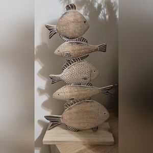 Wooden Fish Sculpture